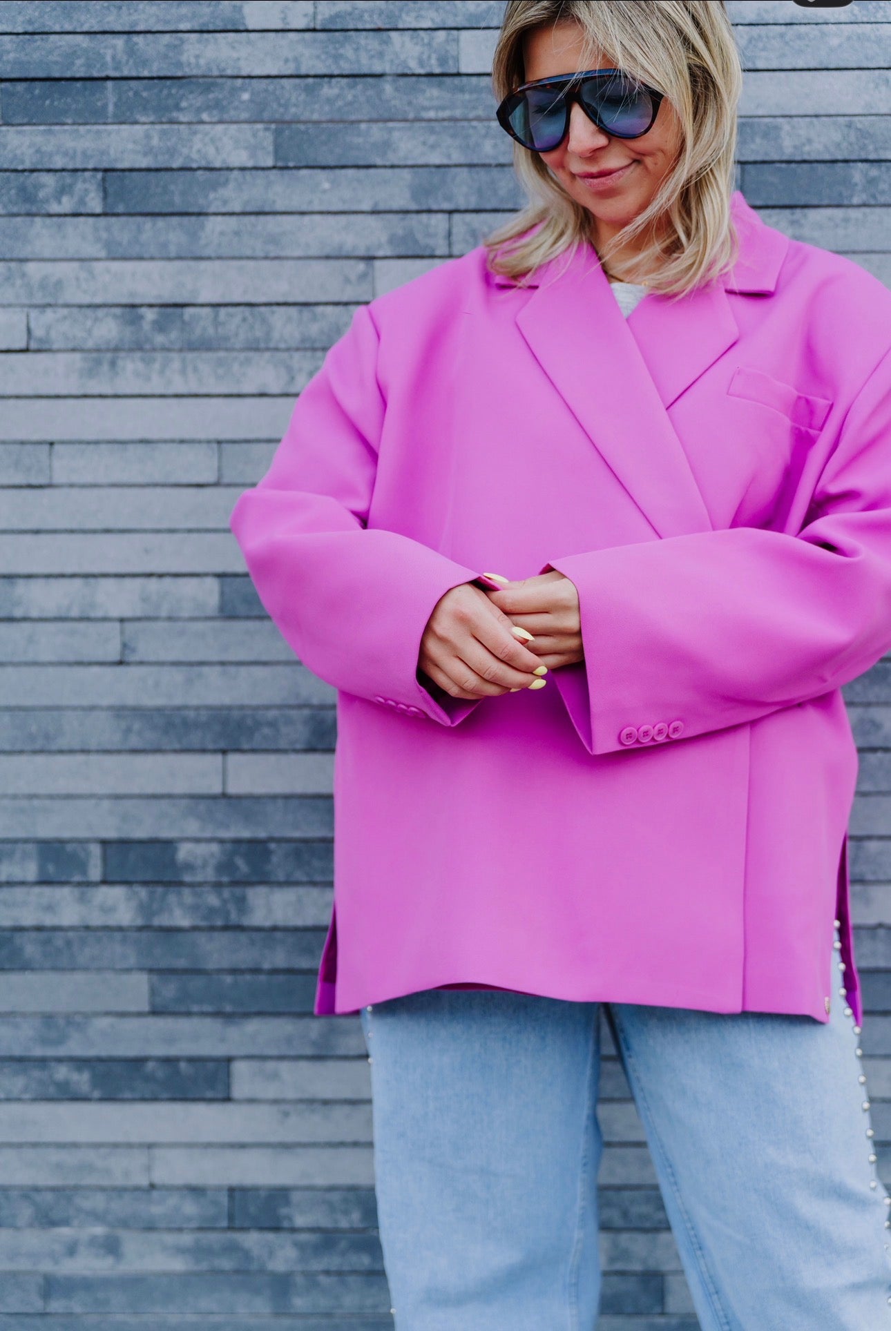 Rosie blazer magenta