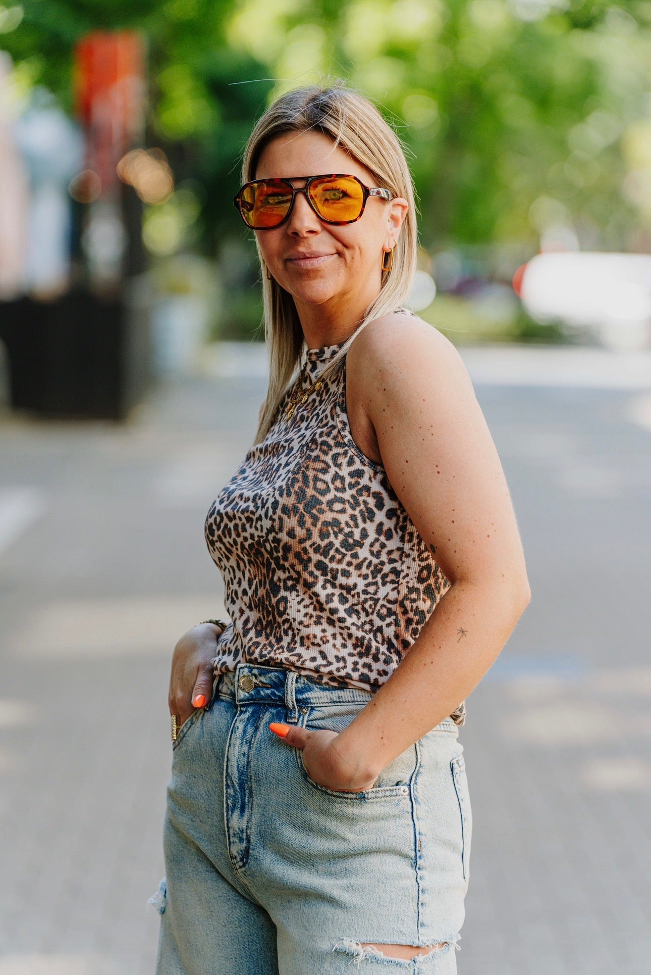 Leo tank top