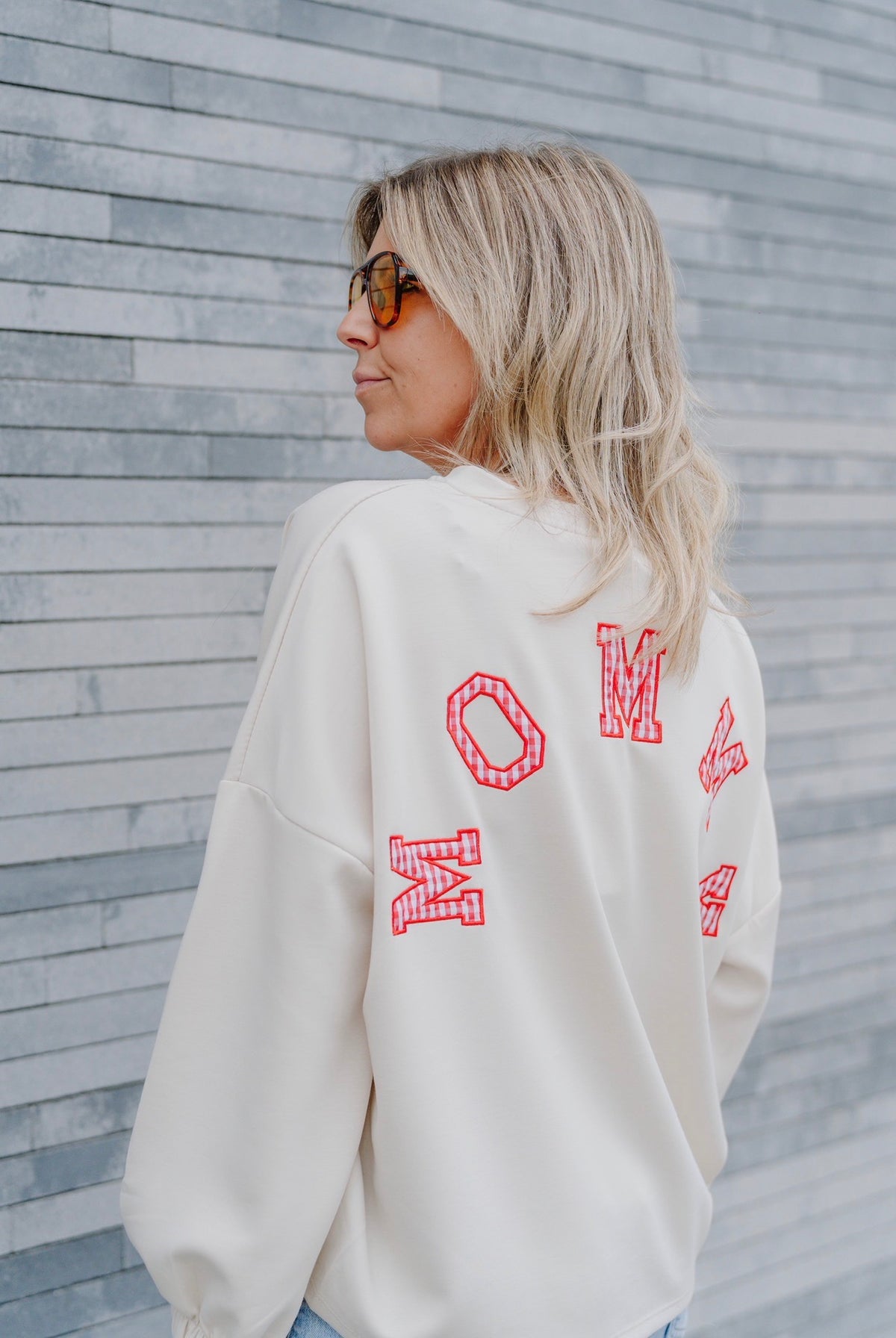 Mommy sweater beige/vichy