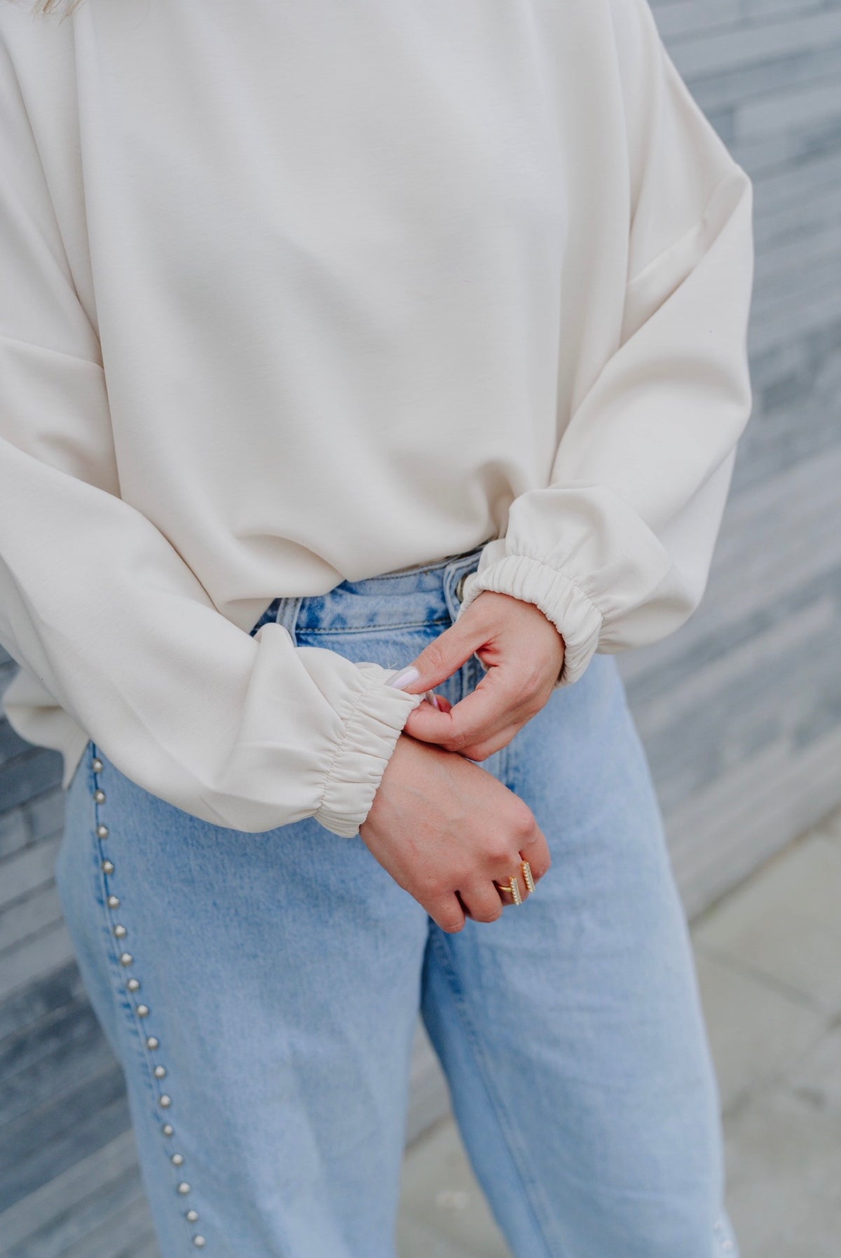 Mommy sweater beige/vichy