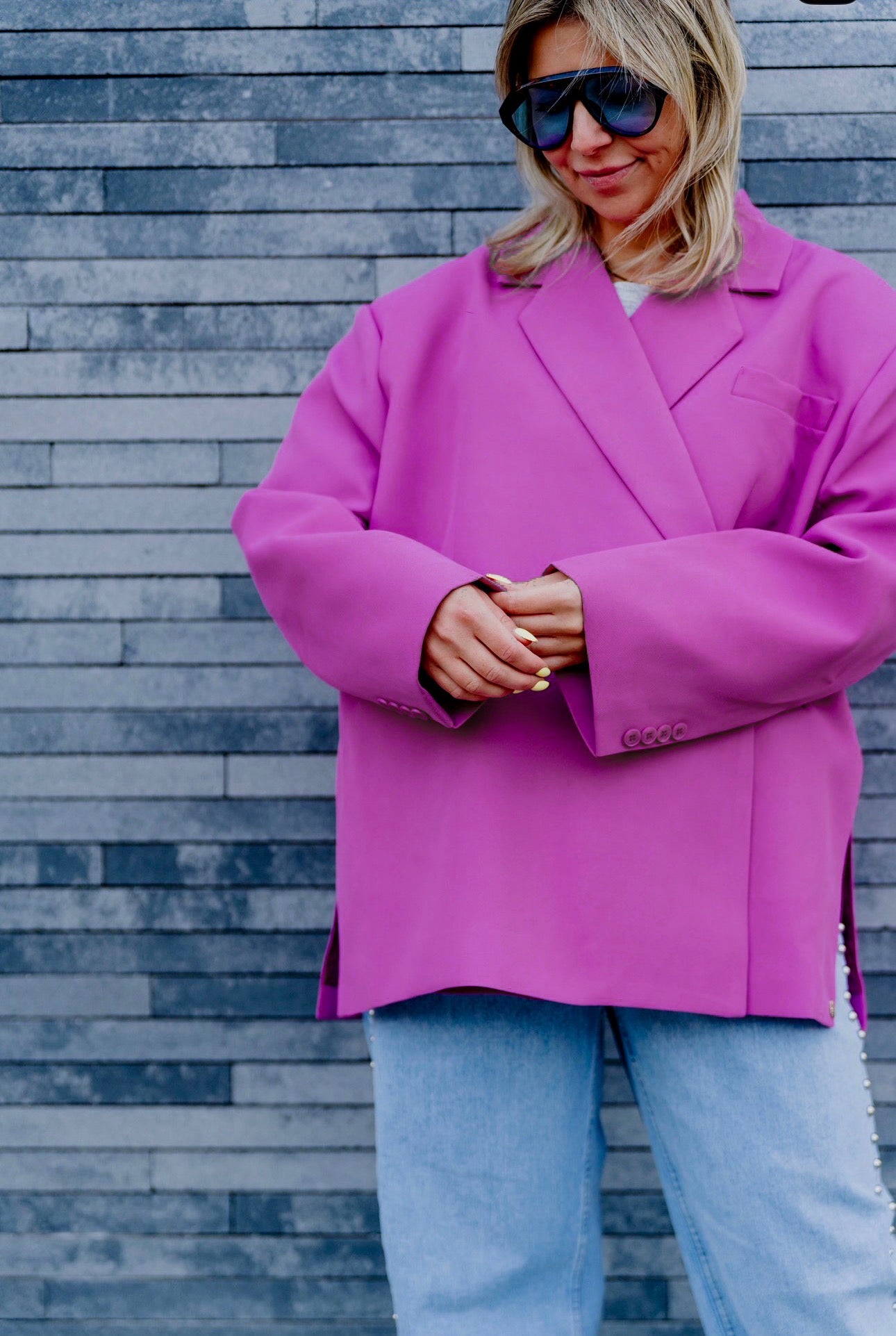Rosie blazer magenta