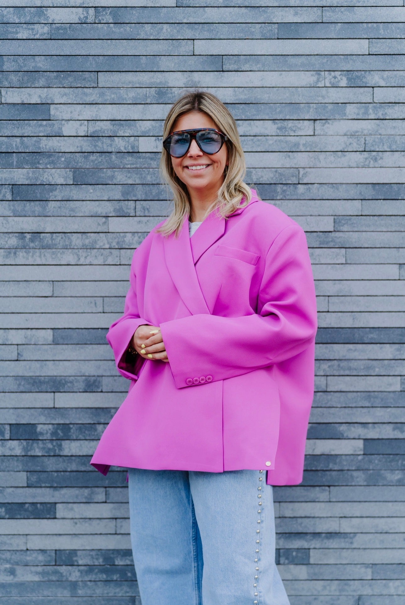 Rosie blazer magenta