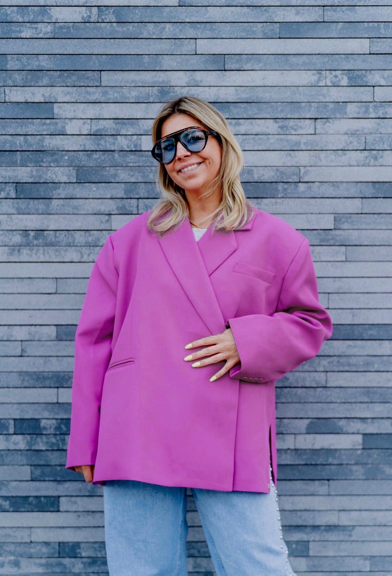 Rosie blazer magenta