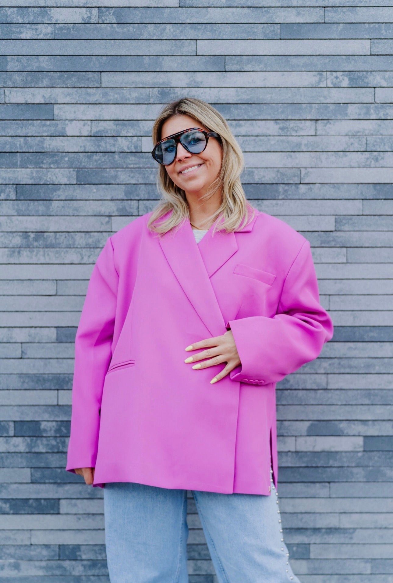 Rosie blazer magenta