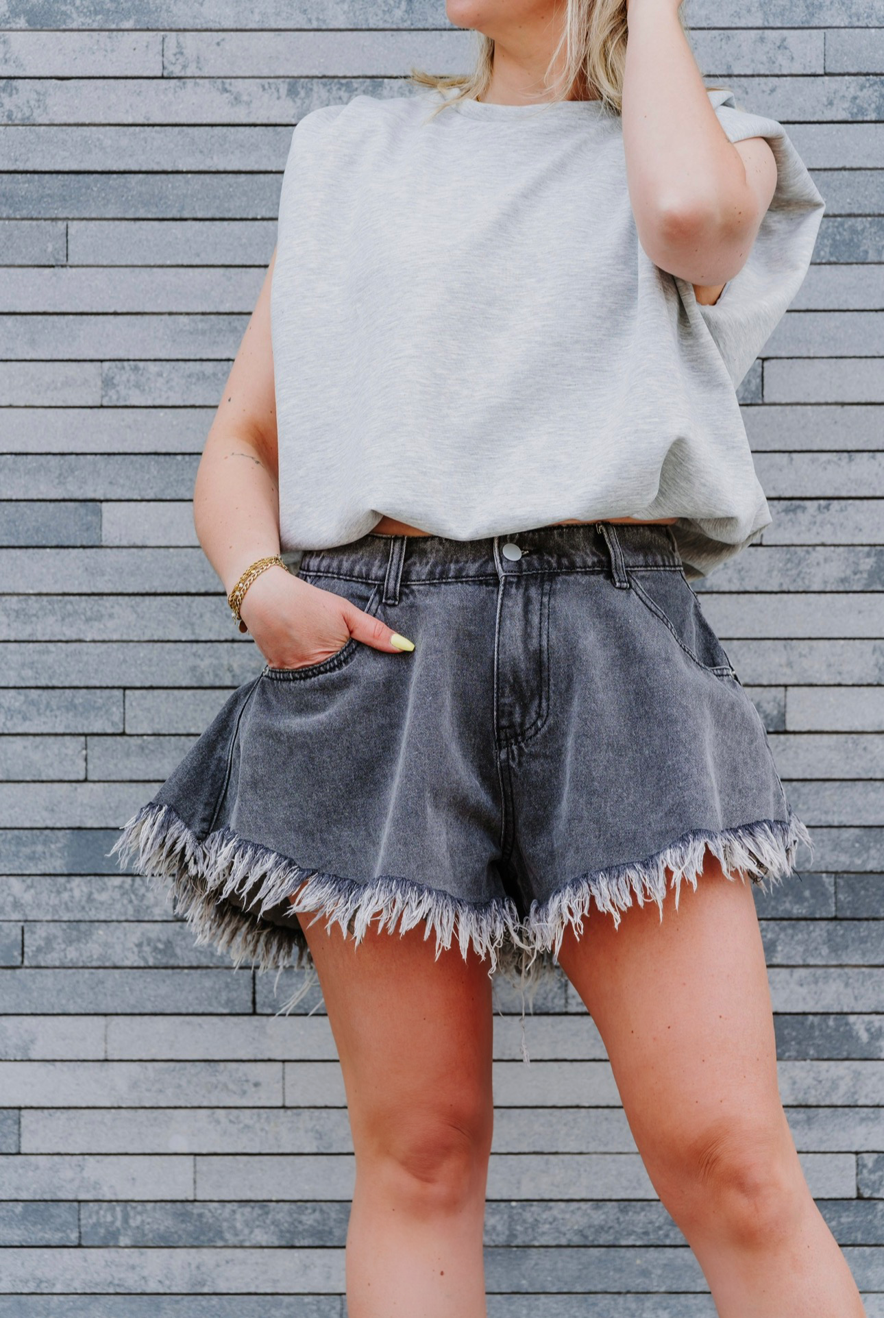 Lio shorts dark grey